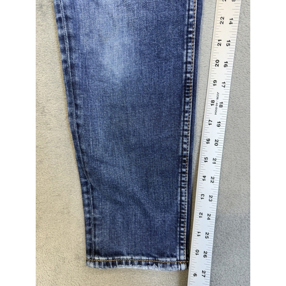 Silver Jeans Womens 26 Blue Denim Medium Wash Mid‎ Rise Boyfriend Stretch - Picture 5 of 10